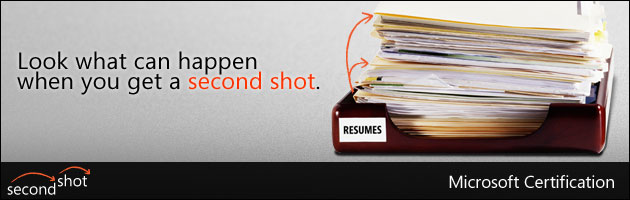 Microsoft Certifications Exam Second Shot Offer